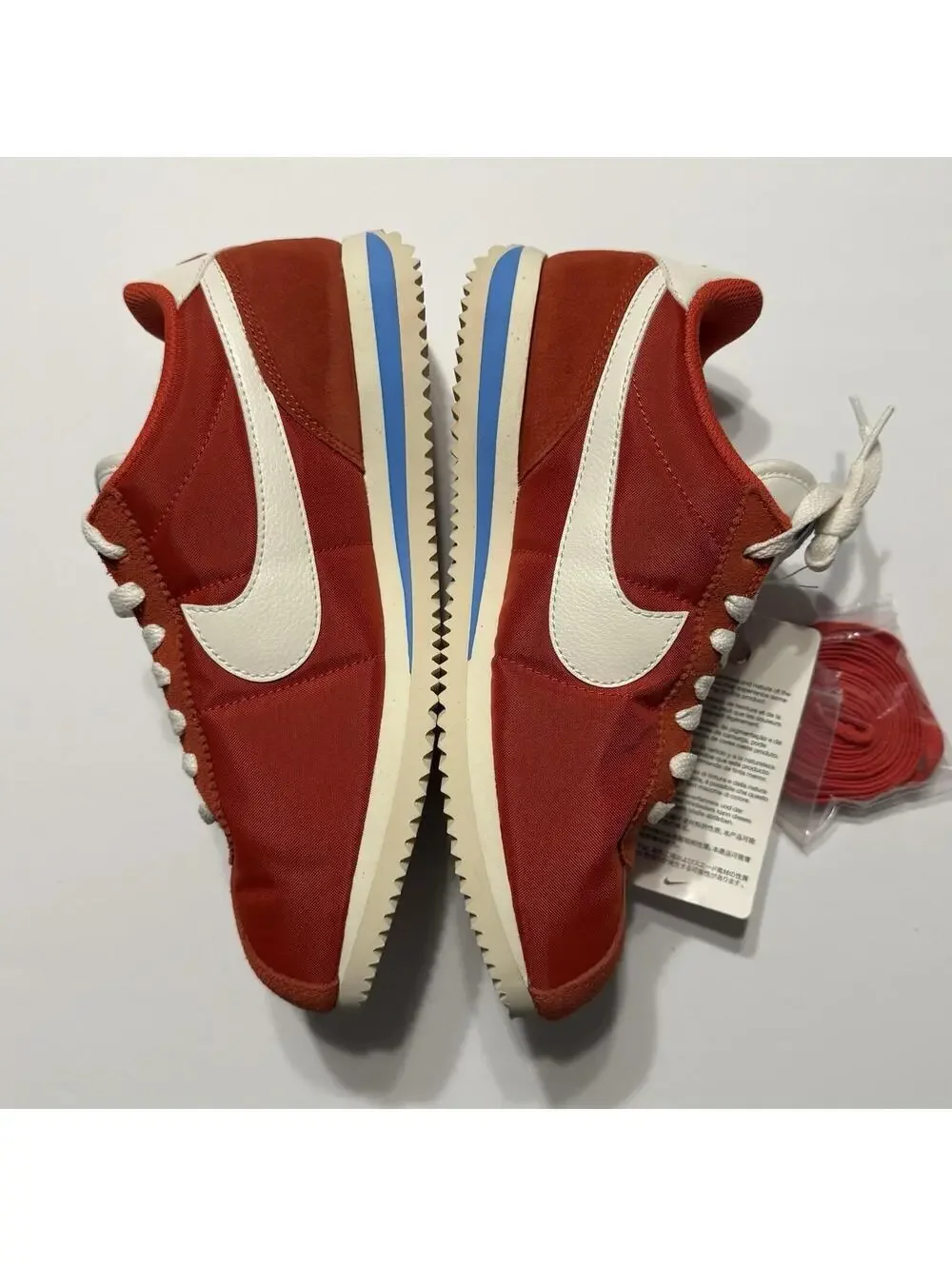 Nike Cortez Picante Red White Lace Up Shoes Sneakers DZ2795-601 Women 7.5